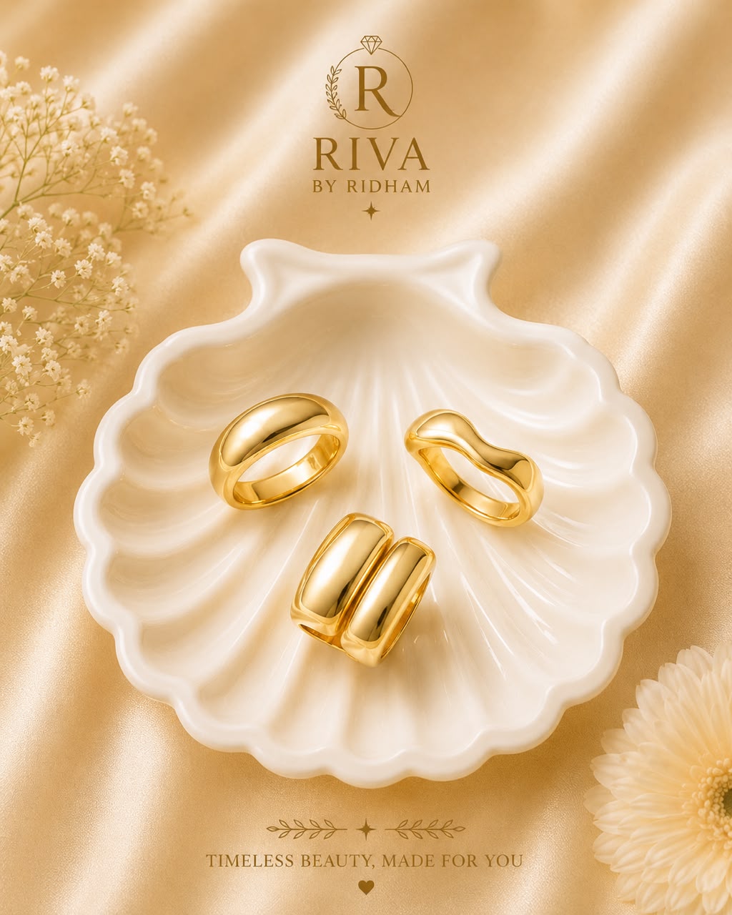3 Chunky Stack Rings
