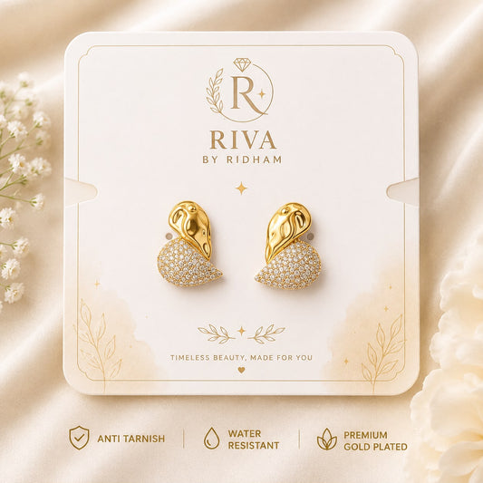 Heart AD earings
