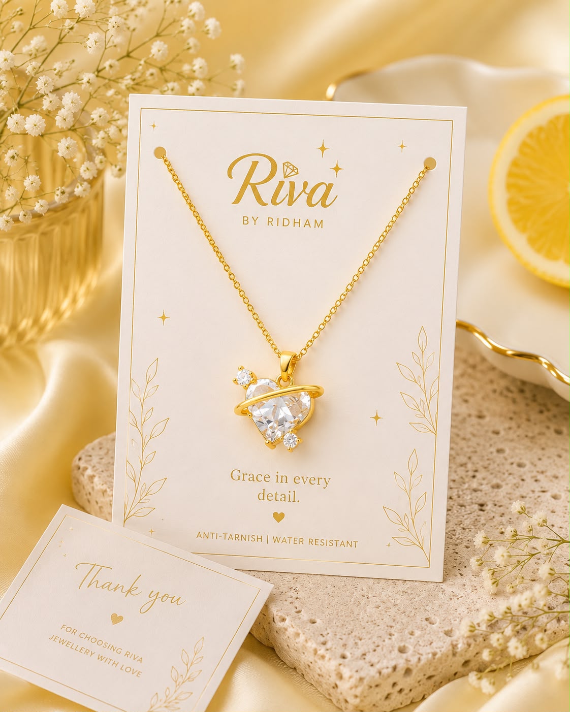 Crystal Heart Pendant