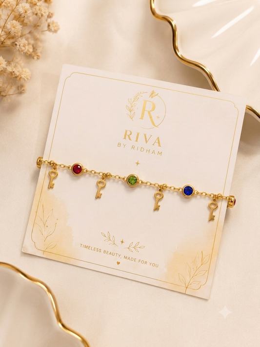 Multicolour key Bracelet