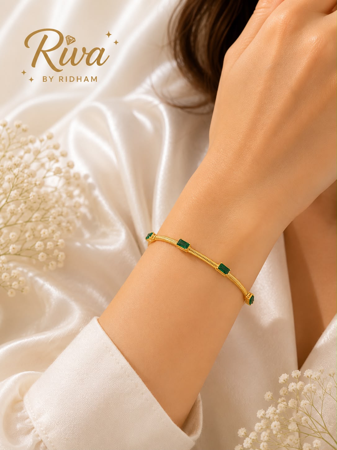 Green Studded Bracelet