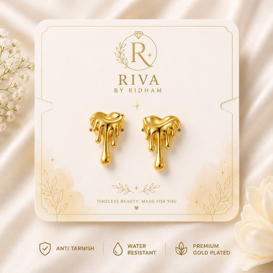 Heart Quickery Drop Earings