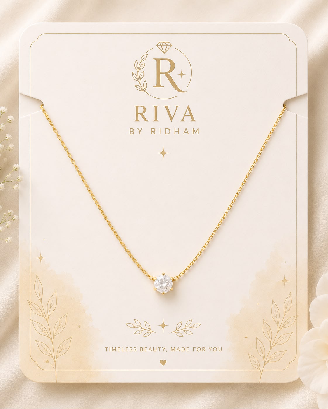 Hexagonal diamond Pendant